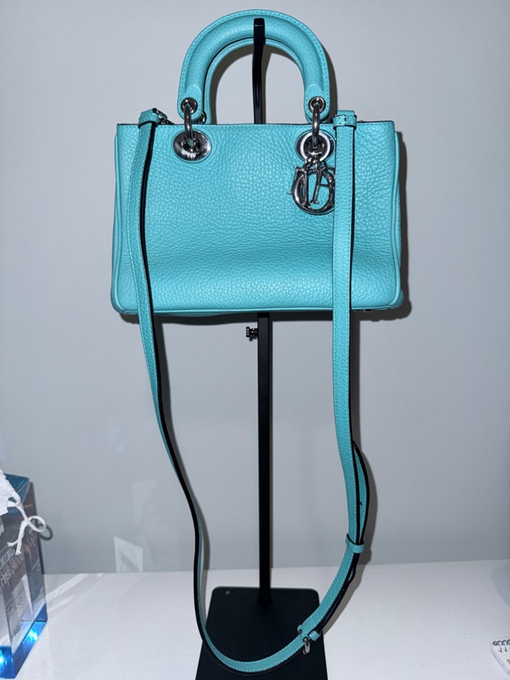 Dior Turquoise Diorissimo Mini 2-Way - Picture 6 of 11